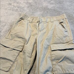 Beige Cargo Pants